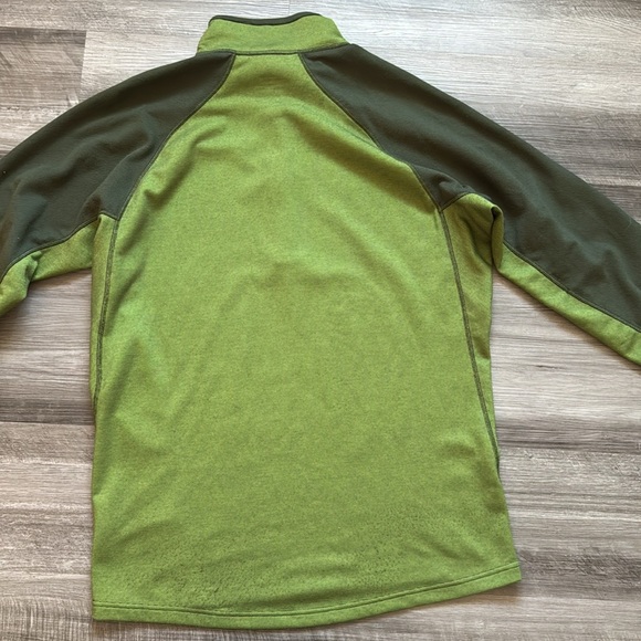 Patagonia men’s large pullover half zip long sleeve shirt green - Picture 7 of 8
